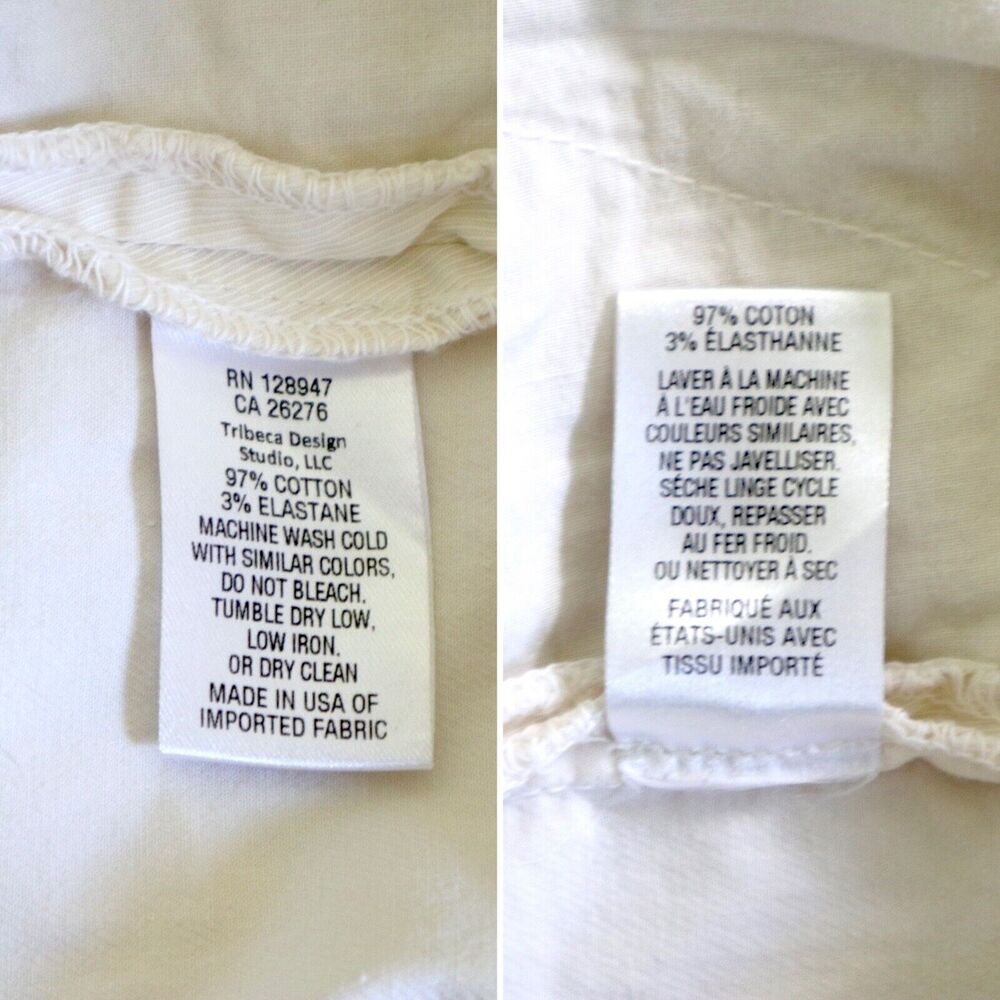 Nili Lotan Size 2 Granada Bermuda Shorts White Stretch Cotton Twill - Picture 9 of 9